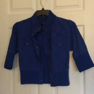Royal blue jacket